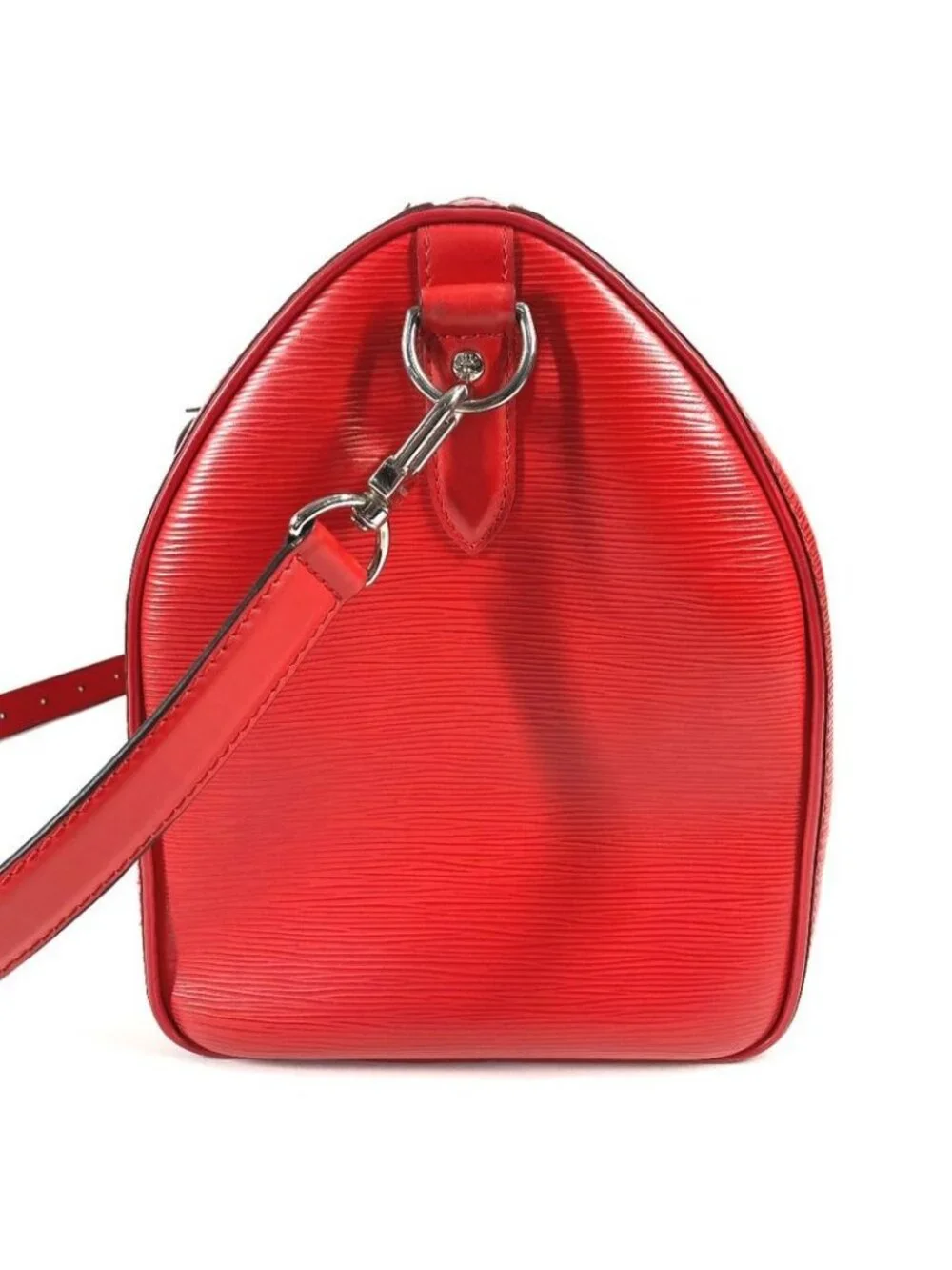 Louis Vuitton Boston Bag Keepall Bandouliere 45 Epi Leather Red